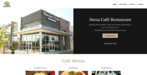 Siena Café Home Page 2022